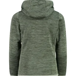 - Girl's Jacquard Knitted Jacket Fix Hood - Fleecejacke>CMP New