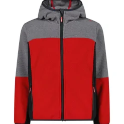 Kinder CMP - Kid's Jacket Fix Hood Jacquard Knitted - Fleecejacke