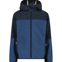 Kinder CMP - Kid's Jacket Fix Hood Jacquard Knitted - Fleecejacke