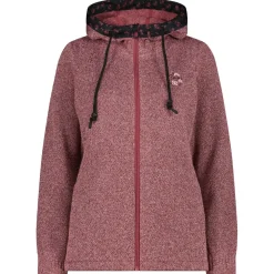 - Women's Jacket Fix Hood Jacquard Knitted 35H1656 - Fleecejacke>CMP Sale