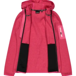 CMP - Women's Jacket Fix Hood Jacquard Knitted 3H19826 - Fleecejacke