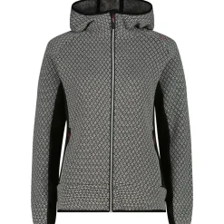 CMP - Women's Jacket Fix Hood Jacquard Knitted - Fleecejacke^ Trekkingbekleidung|Jacken