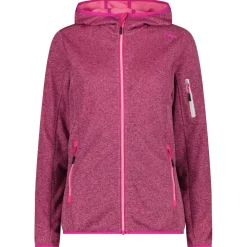CMP - Women's Jacket Fix Hood Knitted + Mesh - Fleecejacke^ Trekkingbekleidung|Jacken