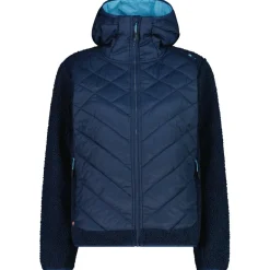 - Women's Jacket Hybrid Fix Hood - Fleecejacke><noscript><img width=
