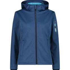 CMP - Women's Jacket Zip Hood Melange Softshell - Softshelljacke^ Wanderbekleidung|Jacken