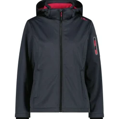 CMP - Women's Jacket Zip Hood Melange Softshell - Softshelljacke^ Wanderbekleidung|Jacken