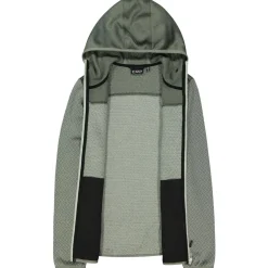 - Women's Jacquard Knit Jacket Fix Hood - Fleecejacke><noscript><img width=