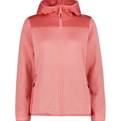 - Women's Jacquard Knit Jacket Fix Hood - Fleecejacke><noscript><img width=