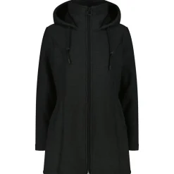 - Women's Parka Fix Hood Bonded Knitted w. Fur - Fleecejacke>CMP Clearance