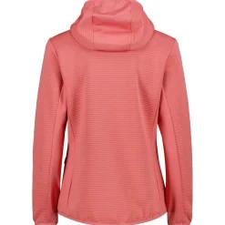 - Women's Striped Jacquard Jacket Fix Hood - Fleecejacke>CMP Best