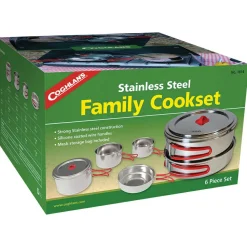 New - Edelstahlkochset 'Family' - Topf Outdoor-Küche|Töpfe & Geschirr