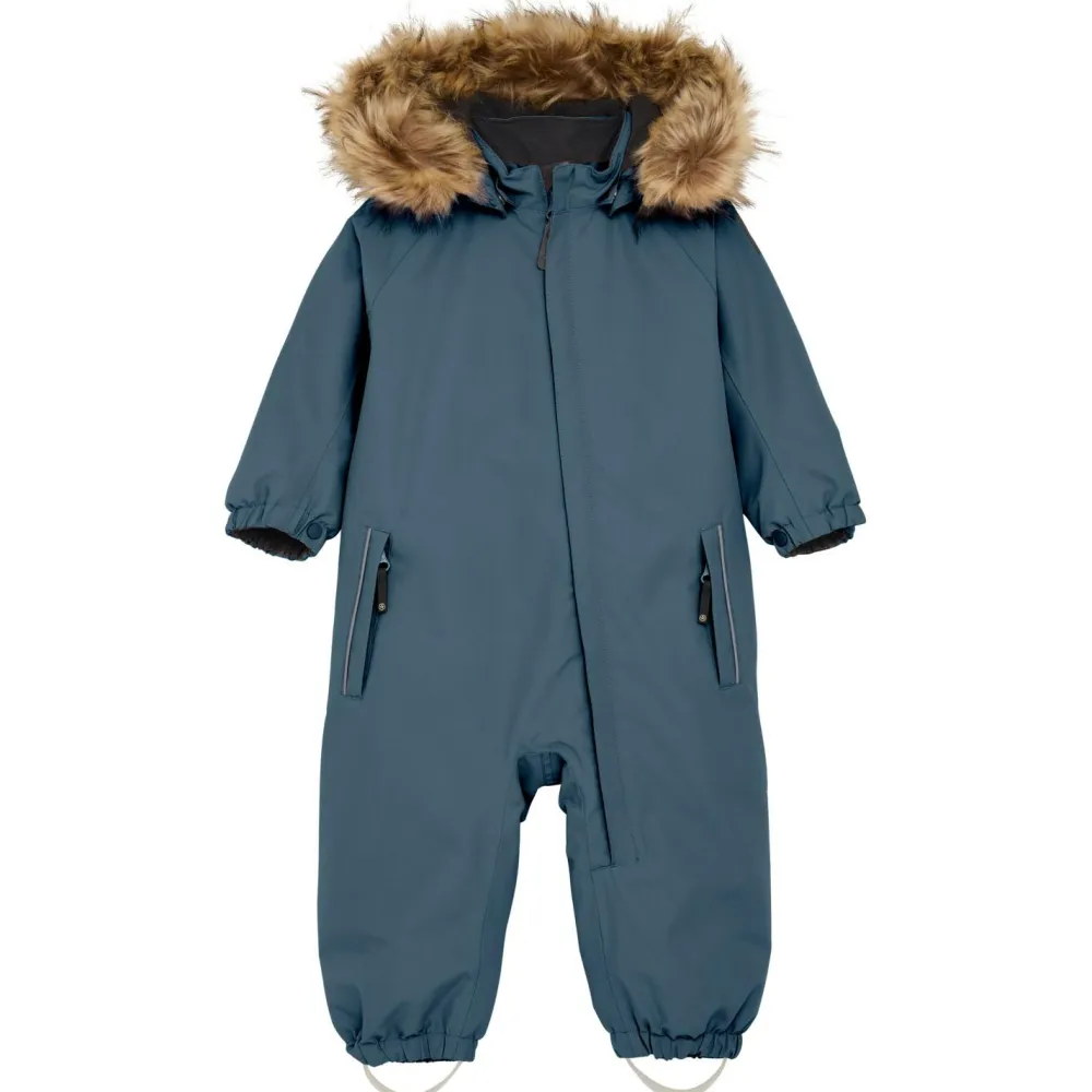 Color Kids - Baby's Coverall with Fake Fur - Overall