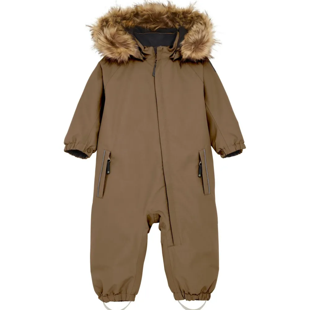 Color Kids - Baby's Coverall with Fake Fur - Overall