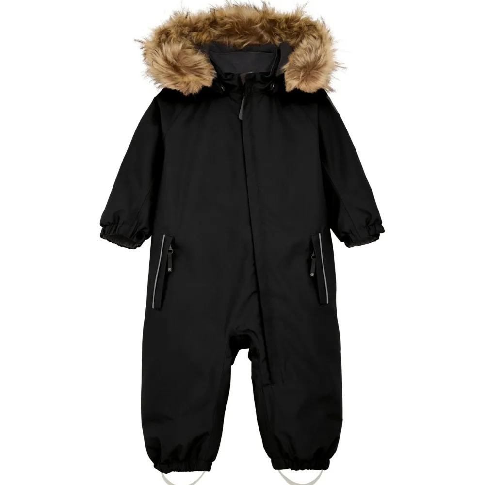 Color Kids - Baby's Coverall with Fake Fur - Overall