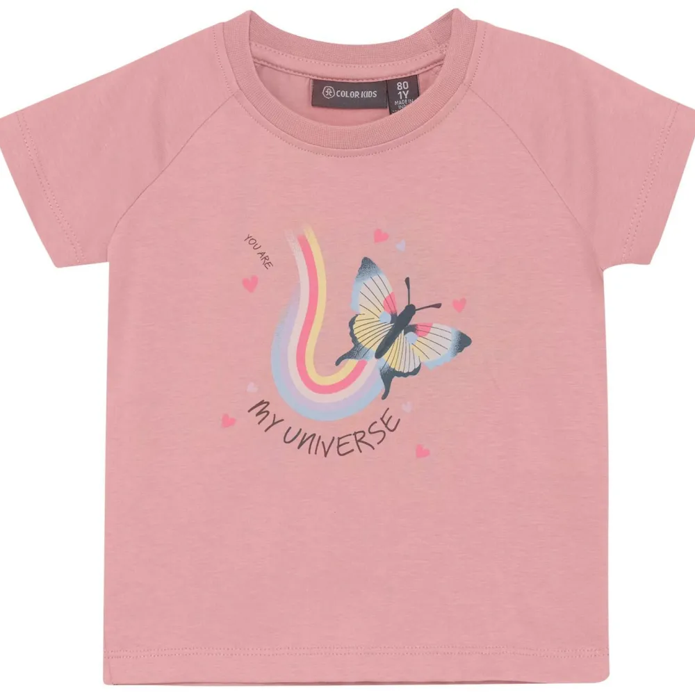 - Baby's T-Shirt with Chestprint S/S - T-Shirt>Color Kids New