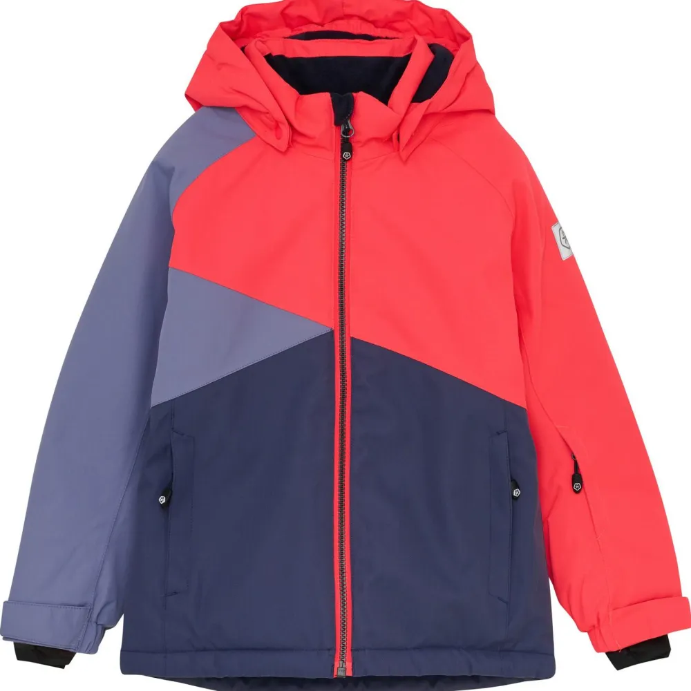 Kinder Color Kids - Girl's Ski Jacket Colorblock - Skijacke