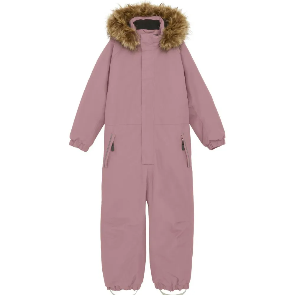 Color Kids - Kid's Coverall with Fake Fur - Overall