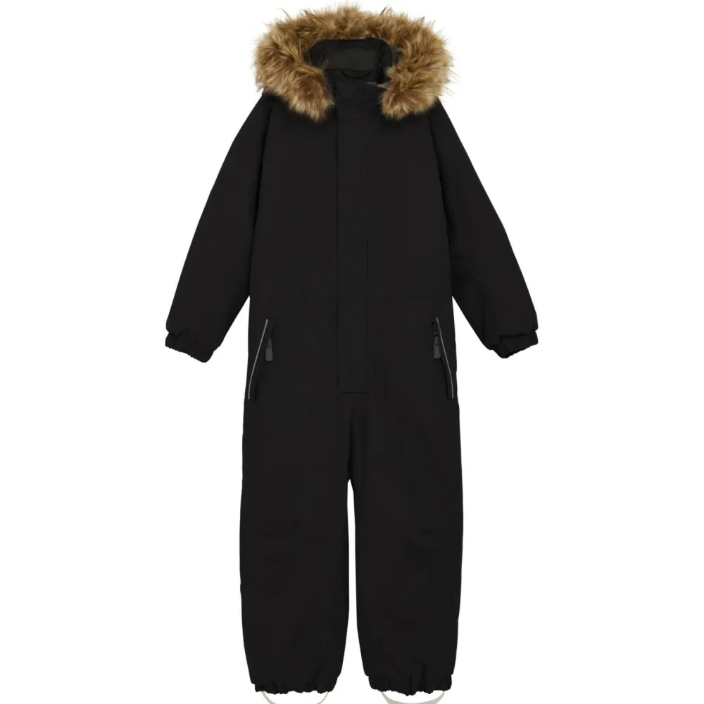 Color Kids - Kid's Coverall with Fake Fur - Overall