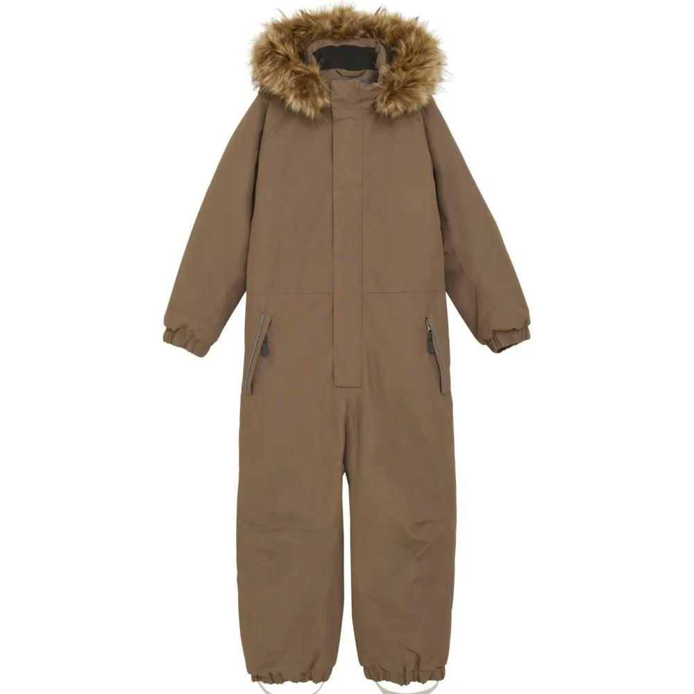 Color Kids - Kid's Coverall with Fake Fur - Overall