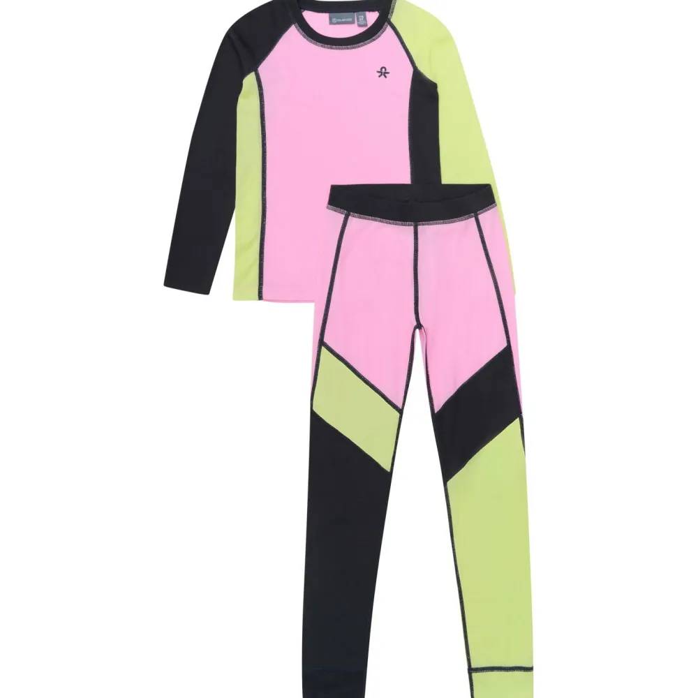 Online - Kid's Ski Underwear Colorblock - Kunstfaserunterwäsche Kinder Skibekleidung|Unterwäsche