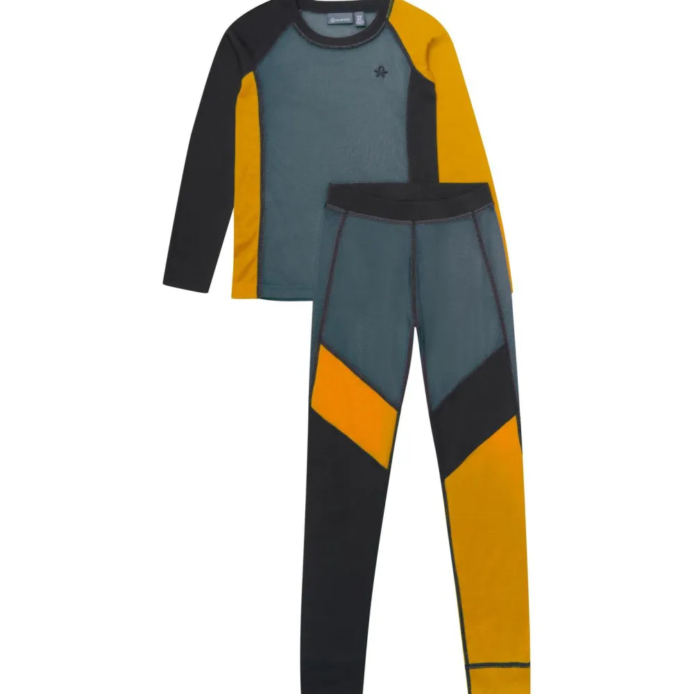 Online - Kid's Ski Underwear Colorblock - Kunstfaserunterwäsche Kinder Skibekleidung|Unterwäsche