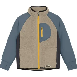 Kinder Color Kids - Kid's Teddy Jacket with Fleece Sleeves - Fleecejacke