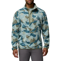 Columbia - Helvetia II Printed Half Snap Fleece - Fleecepullover
