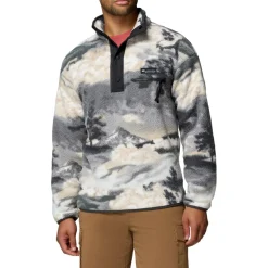 Columbia - Helvetia II Printed Half Snap Fleece - Fleecepullover