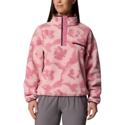 Columbia - Women's Helvetia II Printed Cropped Half Snap - Fleecepullover^ Trekkingbekleidung|Alltagsbekleidung