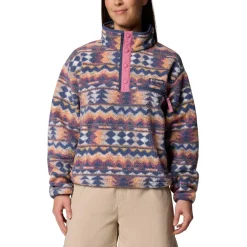 Columbia - Women's Helvetia II Printed Cropped Half Snap - Fleecepullover^ Trekkingbekleidung|Alltagsbekleidung