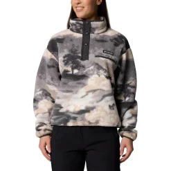 Columbia - Women's Helvetia II Printed Cropped Half Snap - Fleecepullover^ Trekkingbekleidung|Alltagsbekleidung