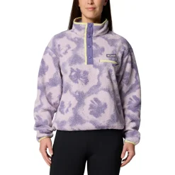 Columbia - Women's Helvetia II Printed Cropped Half Snap - Fleecepullover^ Trekkingbekleidung|Alltagsbekleidung