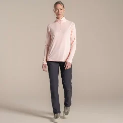 Clearance - Women's Nosilife Solarshield+ Half Zip Top - Longsleeve Trekkingbekleidung|Alltagsbekleidung