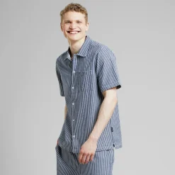 DEDICATED - Shirt Brantevik Work Stripe - Hemd