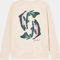 DEDICATED - Sweatshirt Malmoe Cut Out Trout - Pullover