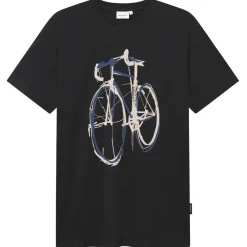 DEDICATED - T-Shirt Stockholm Blue Strokes Bike - T-Shirt^ T-Shirts|Shirts, Hemden & Longsleeves