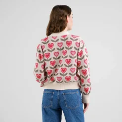 DEDICATED - Women's Cardigan Kanan Love Flowers - Pullover