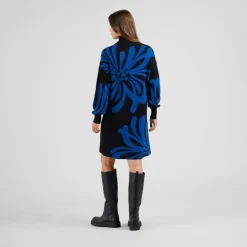 DEDICATED - Women's Dress Nikkala Big Flower - Kleid