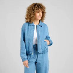 DEDICATED - Women's Jacket Sunna Denim - Freizeitjacke