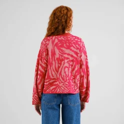 DEDICATED - Women's Sweater Limhamn Animal - Pullover^ Pullover & Hoodies|Alltagsbekleidung