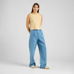 DEDICATED - Women's Top Namsos Stripes - Top^ Shirts, Hemden & Longsleeves|Alltagsbekleidung