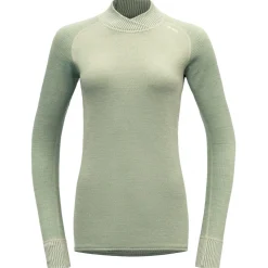 - Women's Kvitegga Cross Neck - Merinoshirt>Devold Outlet
