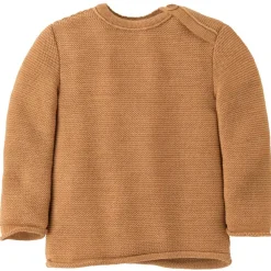 New - Kid's Melange-Pullover - Merinopullover Kinder Merinounterwäsche|Unterwäsche