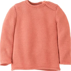 New - Kid's Melange-Pullover - Merinopullover Kinder Merinounterwäsche|Unterwäsche