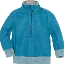 New - Kid's Troyer Half-Zip - Merinopullover Kinder Alltagsbekleidung|Pullover & Hoodies