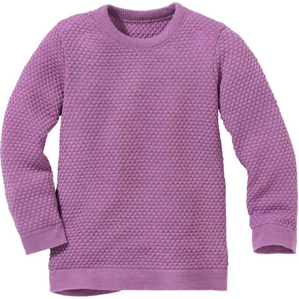 Kinder disana - Kid's Wabenstrick-Pullover - Wollpullover