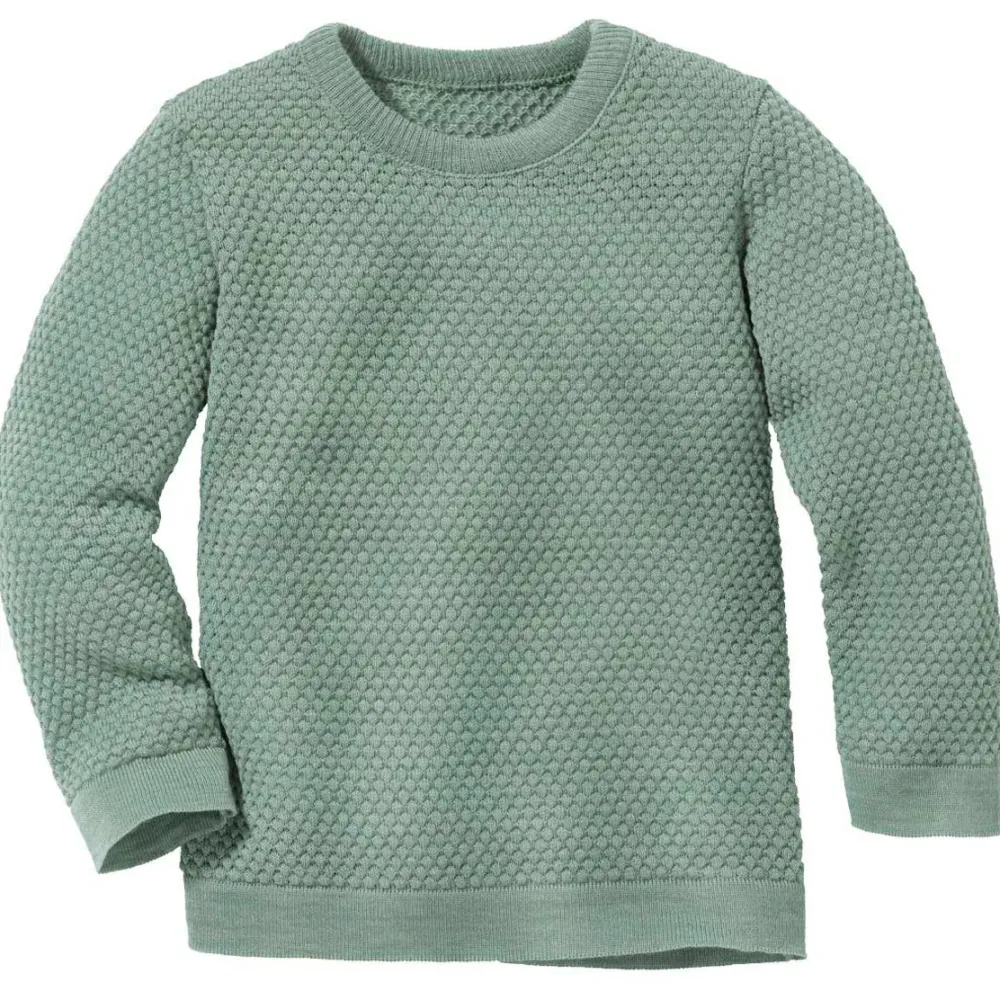 Kinder disana - Kid's Wabenstrick-Pullover - Wollpullover