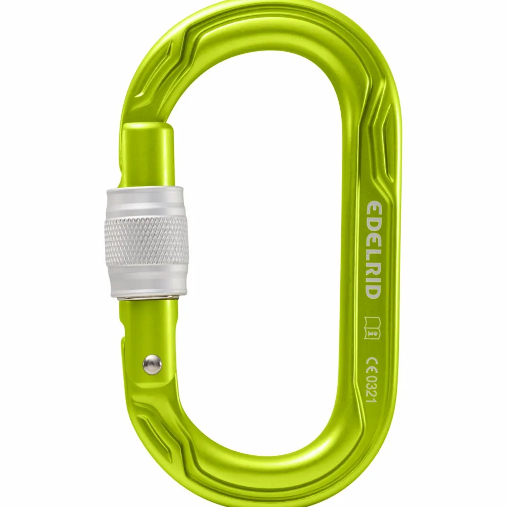 Edelrid - Oval Power 2500 Screw II - Schraubkarabiner^ Karabiner & Express-Sets