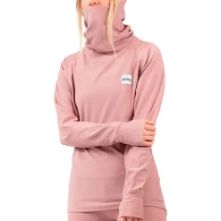 Sale - Women's Icecold Gaiter Rib Top - Longsleeve Skibekleidung|Skiunterwäsche