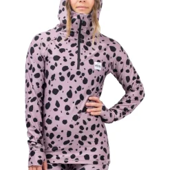 Clearance - Women's Icecold Ziphood Top - Longsleeve Skibekleidung|Skiunterwäsche